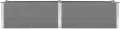 Garten Hochbeet 250 x 50 x 54 cm WPC Grau - Thumbnail 5