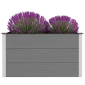 Garten Hochbeet WPC 100 x 50 x 54 cm Grau - Thumbnail 3