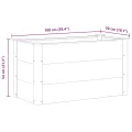 Garten Hochbeet WPC 100 x 50 x 54 cm Grau - Thumbnail 8