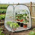 Kleingewächshaus | Pflanzen Winterschutz Zubehör | Kleines Terrassen Gewächshaus | für Gemüse Anbauer Garten Terrasse Balkon Farm Garten Baumschule Blumenbeet Anfänger Terrasse - Thumbnail 3