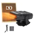 20W 5V Solarpanel Gewächshausheizung, Tragbare Warmluftgebläse Solarheizung für Hühnerstall, zum Trocknen Heizung Haustierhaus - Thumbnail 2