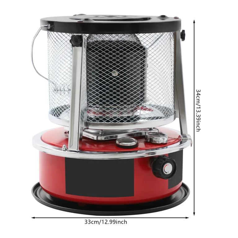8000BTU Petroleumheizung Höhenverstellbar, Petroleumofen für Innenräume & Camping, Notheizung ohne Strom Tragbarer Heizstrahler für Zelt Terrasse Gewächshaus – Bild 3