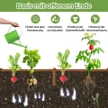 COSTWAY Hochbeet mit Rankgitter, Blumenkasten mit Spalier, Pflanzkasten Tannenholz, Gartenspalier mit Rankkasten, Blumenkübel für Kletterpflanze Balkon Garten Terrasse, 235x63x102 cm (Braun) - Thumbnail 4