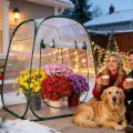 Kleines Gewächshaus - Pflanzen Winterschutz Zubehör | Kleines Terrassen Gewächshaus - Für Gärtner Züchter Anfänger Mit Garten Terrasse Balkon Garten Baumschule Deck - Thumbnail 5