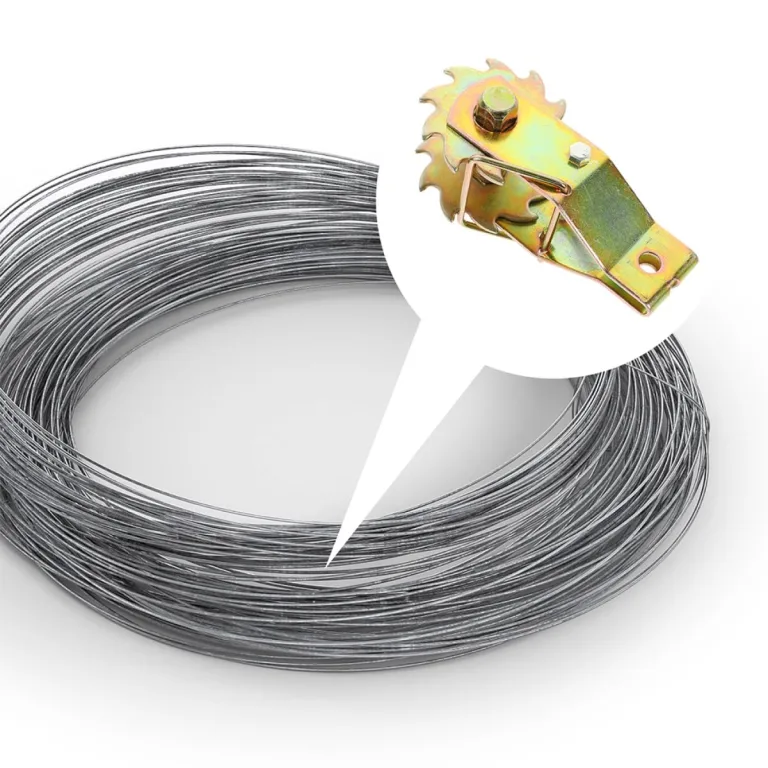 2 Stück Zaunspannwerkzeug aus Robustem Stahl mit Zubehör für Elektrozaun und Drahtzaunspanner Vielseitig Einsetzbar für Gewächshäuser und Außendekoration – Bild 5
