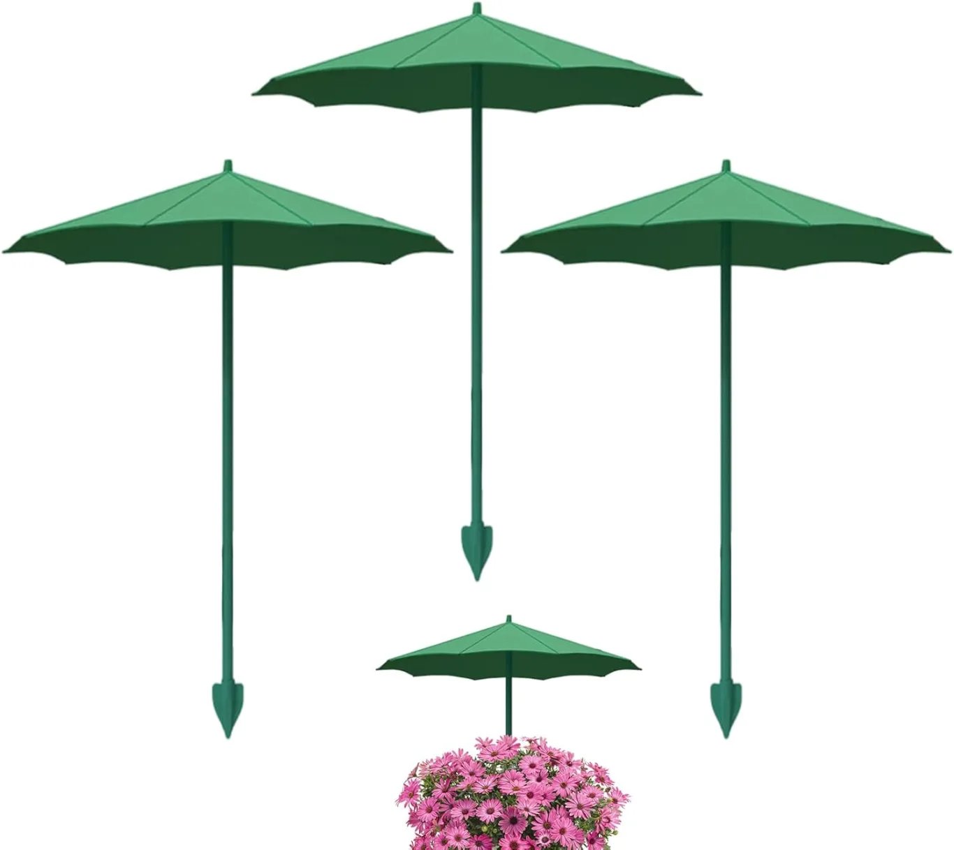 Pflanzenschirm Für Den Außenbereich - 3 Stück Sämlinge UV-Schutz Zubehör | Garten-Pflanzenschirm,Für Gärtner, Sämlinge, Junge Sträucher, Züchter, Gärtnerei, Terrasse, Blumenbeete, Gewächshaus, - Bild 1