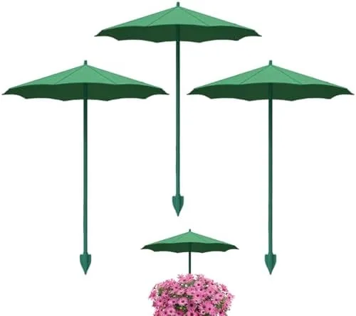 Pflanzenschirm Für Den Außenbereich - 3 Stück Sämlinge UV-Schutz Zubehör | Garten-Pflanzenschirm,Für Gärtner, Sämlinge, Junge Sträucher, Züchter, Gärtnerei, Terrasse, Blumenbeete, Gewächshaus, – Bild 2