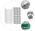 100 Stück Gewächshaus Befestigungsklammern Edelstahl Z Förmig W Drahtklemmen Rostbeständig Schutz für Glasscheiben Gartengewächshaus Zubehör - Thumbnail 5