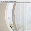 Aluminium-Ventilationsfenster, bündig montiert, um 360 ° drehbar, für gewerbliche Gewächshäuser und Restaurants - Thumbnail 2