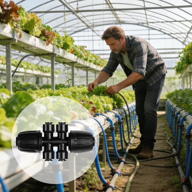 Zubehör für Tropfbewässerung | 6-fach Verteiler für Tropfschlauch | Wasserdichte Bewässerungsadapter | Gewächshaus Landschaft Outdoor Hinterhof Blumenbeet Farm Rasen Landwirtschaft – Bild 2