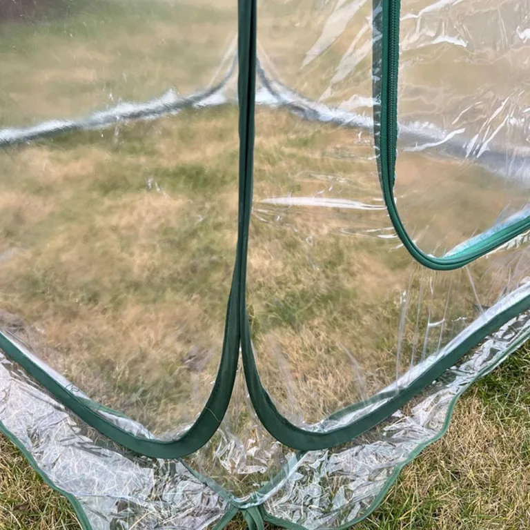 Mini Außengewächshaus,Klappbares Tomatenhaus Mit Klarer PVC Abdeckung - Kleines Gewächshaus Im Außenbereich | für Balkon Terrasse Garten Gartenarbeit ntopf Kälte Frost Gefrierschutz – Bild 9