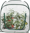 Gewächshäuser Für Den Außenbereich | Klappbares Tomatenhaus Mit Klarer PVC Abdeckung | Pflanzenzelt,Für Die Gartenarbeit Bei Kälte Und Zum Schutz Vor Frost Auf Dem Balkon Der Terrasse Sowie Im - Thumbnail 1