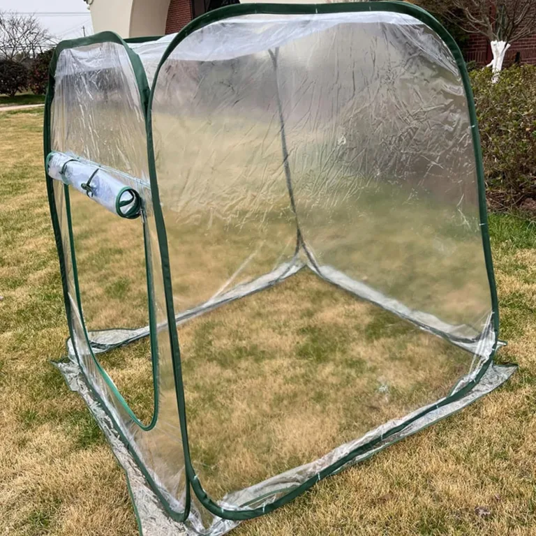 Gewächshäuser Im Außenbereich - Klappbares Tomatenhaus Mit Klarer PVC Abdeckung | Pflanzenzelt - Für Die Gartenarbeit Bei Kälte Und Zum Schutz Vor Frost Auf Dem Balkon Der Terrasse Sowie Im – Bild 7