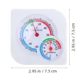 ibasenice Analoger Kleiner Hygrometer Raumthermometer Präzises Feuchtigkeits und Temperaturmessgerät für Innen und Außen Kompakt und Ablesbar Geeignet für Zuhause Büro und Gewächshaus - Thumbnail 2