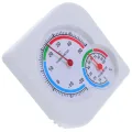 ibasenice Analoger Kleiner Hygrometer Raumthermometer Präzises Feuchtigkeits und Temperaturmessgerät für Innen und Außen Kompakt und Ablesbar Geeignet für Zuhause Büro und Gewächshaus - Thumbnail 1