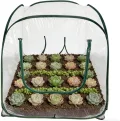 Garten Gewächshaus | Klappbares Tomatenhaus Mit Klarer PVC Abdeckung,Gewächshaus für den Außenbereich | Für Gartenarbeit ntopf Hinterhof Kälte Frost Gefrieren Terrasse - Thumbnail 1