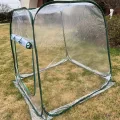 Gewächshäuser Für Den Außenbereich | Klappbares Tomatenhaus Mit Klarer PVC Abdeckung | Kleines Gewächshaus Im Außenbereich - Für Blumentopf Garten Balkon Terrasse Kälte Frost Schutz - Thumbnail 6