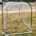 Garten Gewächshaus | Klappbares Tomatenhaus Mit Klarer PVC Abdeckung,Gewächshaus für den Außenbereich,Für Die Gartenarbeit Bei Kälte Und Zum Schutz Vor Frost Auf Dem Balkon Der Terrasse Sowie Im - Thumbnail 4