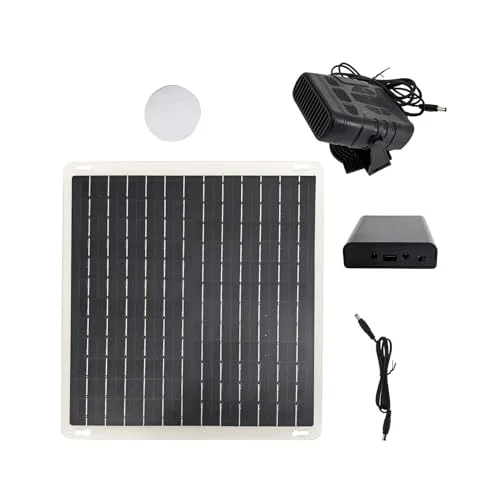 Denash Tragbare Solarpanel-Heizung, Effiziente Solarenergieumwandlung mit Wiederaufladbarem Akku, Zum Auftauen von Autos, Zum Heizen von Haustierhäusern, Lieferung ohne Batterien – Bild 1