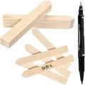 Pflanzenetiketten | 50 Stück aus Holz wasserdicht – mit Stift Etiketten für den Garten | für Gewächshaus im Innen- und Außenbereich Saatgut Anzucht von Topfpflanzen Bäume - Thumbnail 7