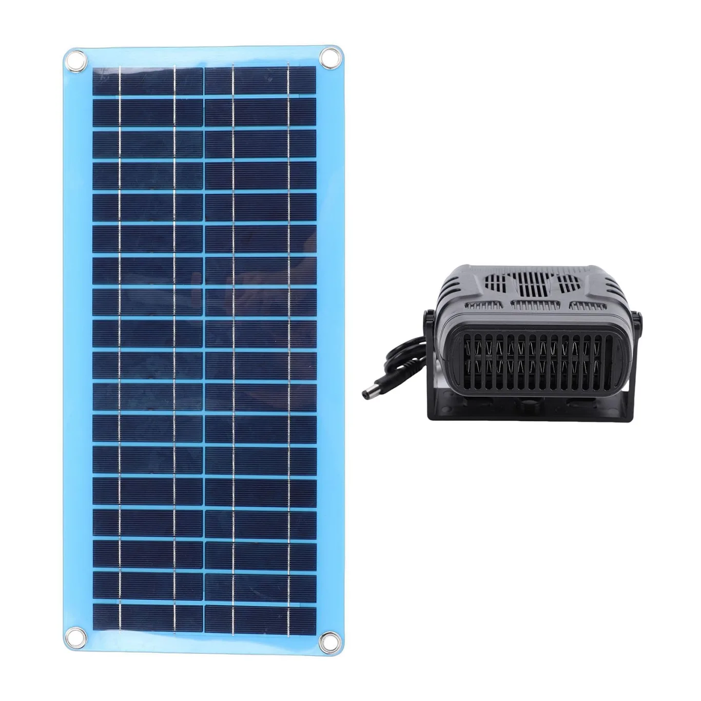 Asixxsix Solarheizung, 30-W-Solarpanel-Heizungen, Tragbare Autoheizung, Entfroster, Windschutzscheibenheizung, Hühnerstallheizung für den Winter, Solarbetriebene Gewächshausheizungen - Bild 1