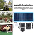 Asixxsix Solarheizung, 30-W-Solarpanel-Heizungen, Tragbare Autoheizung, Entfroster, Windschutzscheibenheizung, Hühnerstallheizung für den Winter, Solarbetriebene Gewächshausheizungen - Thumbnail 4