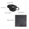 Cuifati Tragbare Solarpanel-Heizung, Effiziente Energieumwandlung mit Wiederaufladbarem Akku, für Autoheizung, Enteisung, Haustierhaus-Gewächshaus, für Automobil-Hühnerstall-Gewächshaus - Thumbnail 5