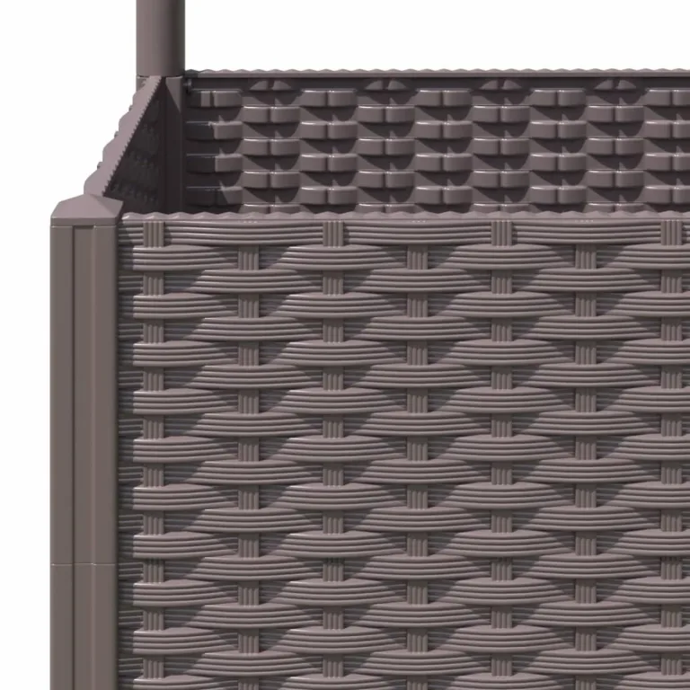 WGYHOME Pflanzkübel mit Rankgitter Braun 40x40x136 cm PP Hochbeet für Gemüse extra groß Gemüsebeet Pflanzkübel Frühbeet Gartenbeet Pflanzkübel Blumenkasten für Garten Balkon und Terrasse – Bild 7