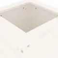 WGYHOME Pflanzkübel Weiß 40x40x78 cm Massivholz Kiefer Hochbeet für Gemüse extra groß Gemüsebeet Pflanzkübel Frühbeet Gartenbeet Pflanzkübel Blumenkasten für Garten Balkon und Terrasse - Thumbnail 5