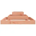 WGYHOME Pflanzkübel 80x80x27 cm Massivholz Douglasie Hochbeet für Gemüse extra groß Gemüsebeet Pflanzkübel Frühbeet Gartenbeet Pflanzkübel Blumenkasten für Garten Balkon und Terrasse - Thumbnail 4