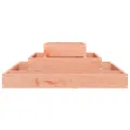 WGYHOME Pflanzkübel 80x80x27 cm Massivholz Douglasie Hochbeet für Gemüse extra groß Gemüsebeet Pflanzkübel Frühbeet Gartenbeet Pflanzkübel Blumenkasten für Garten Balkon und Terrasse - Thumbnail 5
