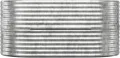 WGYHOME Hochbeet Verzinkter Stahl 152x80x68 cm Silbern Hochbeet für Gemüse extra groß Gemüsebeet Pflanzkübel Frühbeet Gartenbeet Pflanzkübel Blumenkasten für Garten Balkon und Terrasse - Thumbnail 3
