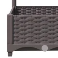 WGYHOME Pflanzkübel mit Rankgitter Braun 120x120x121,5 cm PP Hochbeet für Gemüse extra groß Gemüsebeet Pflanzkübel Frühbeet Gartenbeet Pflanzkübel Blumenkasten für Garten Balkon und Terrasse - Thumbnail 7
