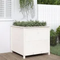 WGYHOME Hochbeet Weiß 119,5x82,5x78 cm Massivholz Kiefer Hochbeet für Gemüse extra groß Gemüsebeet Pflanzkübel Frühbeet Gartenbeet Pflanzkübel Blumenkasten für Garten Balkon und Terrasse - Thumbnail 9