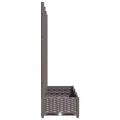 WGYHOME Garten-Pflanzgefäß mit Spalier Braun 120 x 40 x 121,5 cm PP Hochbeet für Gemüse extra groß Gemüsebeet Pflanzkübel Frühbeet Gartenbeet Pflanzkübel Blumenkasten für Garten Balkon und Terrasse - Thumbnail 4
