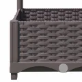 WGYHOME Garten-Pflanzgefäß mit Spalier Braun 120 x 40 x 121,5 cm PP Hochbeet für Gemüse extra groß Gemüsebeet Pflanzkübel Frühbeet Gartenbeet Pflanzkübel Blumenkasten für Garten Balkon und Terrasse - Thumbnail 7