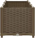 WGYHOME Hochbeet 120 x 40 x 38 cm Polypropylen Hochbeet für Gemüse extra groß Gemüsebeet Pflanzkübel Frühbeet Gartenbeet Pflanzkübel Blumenkasten für Garten Balkon und Terrasse - Thumbnail 3