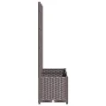 WGYHOME Pflanzkübel mit Rankgitter Braun 80x40x136 cm PP Hochbeet für Gemüse extra groß Gemüsebeet Pflanzkübel Frühbeet Gartenbeet Pflanzkübel Blumenkasten für Garten Balkon und Terrasse - Thumbnail 4