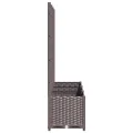 WGYHOME Garten-Pflanzgefäß mit Spalier Braun 120 x 40 x 136 cm PP Hochbeet für Gemüse extra groß Gemüsebeet Pflanzkübel Frühbeet Gartenbeet Pflanzkübel Blumenkasten für Garten Balkon und Terrasse - Thumbnail 4