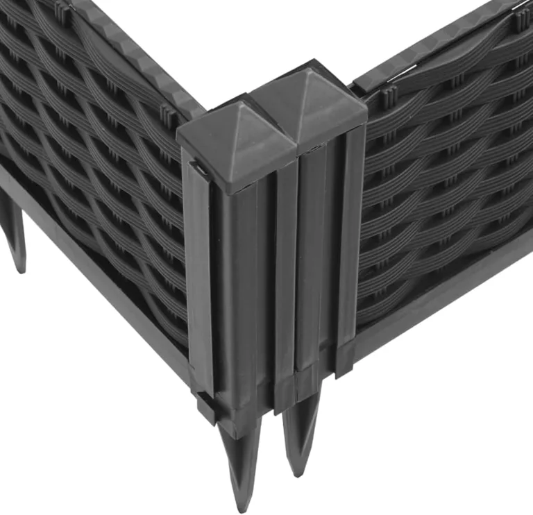 WGYHOME Pflanzkasten mit Erdspießen Schwarz 362,5x42,5x28,5 cm PP Hochbeet für Gemüse extra groß Gemüsebeet Pflanzkübel Frühbeet Gartenbeet Pflanzkübel Blumenkasten für Garten Balkon und Terrasse – Bild 7