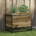 WGYHOME Pflanzkübel 60x40x50 cm Kiefernholz Imprägniert Hochbeet für Gemüse extra groß Gemüsebeet Pflanzkübel Frühbeet Gartenbeet Pflanzkübel Blumenkasten für Garten Balkon und Terrasse - Thumbnail 2
