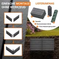 Garantia Ergo Quadro 2 L 75 Hochbeet Stone ergonomisches Gartenhochbeet aus Kunststoff modernes Stecksystem mit Bewässerung für Gemüse Kräuter und Blumen für Garten Terrasse und Außenbereich - Thumbnail 4