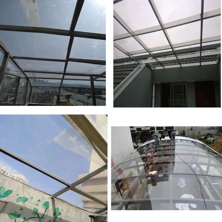 Transparente Polycarbonat-Dachplatten, UV-geschützt und schlagfest, Kunststoff-Acrylplatte für Gewächshaus, Carport, Schuppen, Pergola, Fenster, Bilderrahmen, Glasersatz (3 mm, 30 x 50 cm) – Bild 4