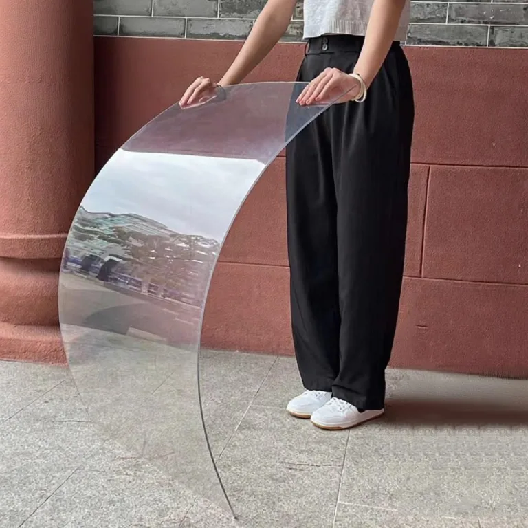 Transparente Polycarbonat-Dachplatten, UV-geschützt und schlagfest, Kunststoff-Acrylplatte für Gewächshaus, Carport, Schuppen, Pergola, Fenster, Bilderrahmen, Glasersatz (3 mm, 20 x 20 cm) – Bild 1