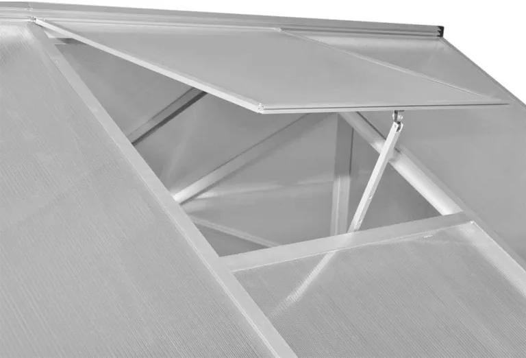 Gewächshaus mit Fundament Verstärkt Aluminium 4,6 m² Gartengewächshäuser, Tomatenhaus Treibhaus für Garten, Aufzucht, Terrasse, Außende – Bild 6