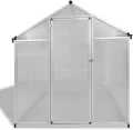 Gewächshaus mit Fundament Verstärkt Aluminium 4,6 m² Gartengewächshäuser, Tomatenhaus Treibhaus für Garten, Aufzucht, Terrasse, Außende - Thumbnail 3