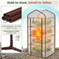 Sekey Mini Tomatengewächshaus 4 Etagen, Foliengewächshaus, Gewächshaus klein Balkon Winterfest - für Indoor & Outdoor Tomatenhaus mit herausnehmbaren Ebenen für Flexible Pflanzhöhe - Thumbnail 2