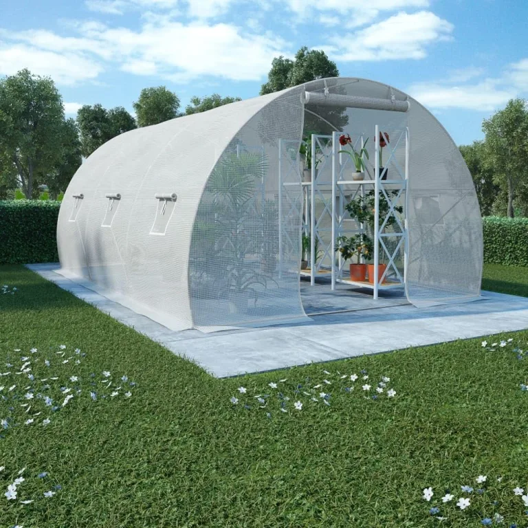 Gewächshaus 13,5m² 450x300x200 cm Gartengewächshäuser, Tomatenhaus Treibhaus für Garten, Aufzucht, Terrasse, Außende – Bild 1