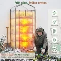 Sekey Mini Tomatengewächshaus 5 Etagen, Foliengewächshaus, Gewächshaus klein Balkon Winterfest - für Indoor & Outdoor Tomatenhaus mit herausnehmbaren Ebenen für Flexible Pflanzhöhe - Thumbnail 3