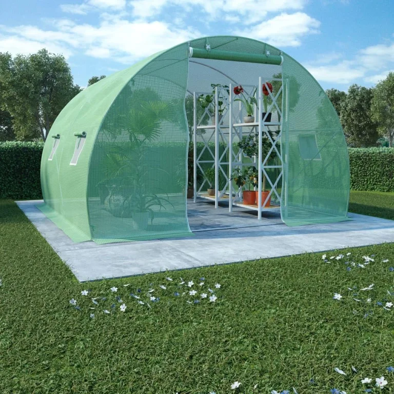 Gewächshaus 9m² 300x300x200 cm Gartengewächshäuser, Tomatenhaus Treibhaus für Garten, Aufzucht, Terrasse, Außende – Bild 2